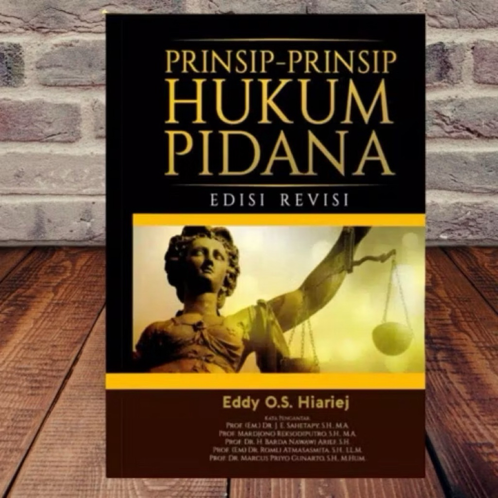 Buku Prinsip Prinsip Hukum Pidana - Prof. Eddy O.S