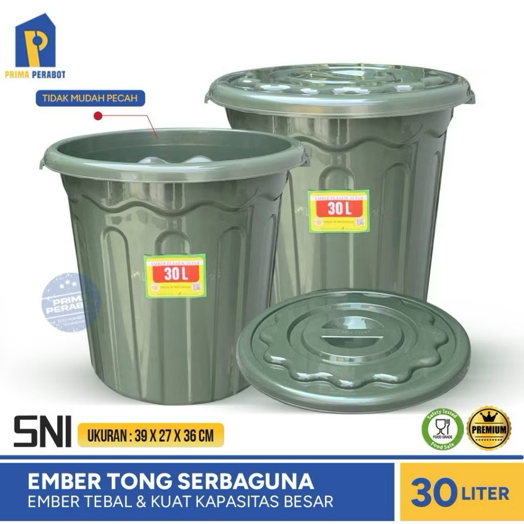 Ember Plastik 30 Liter Tabitha / Tong ember 30 Liter tabitha/ Ember anti pecah