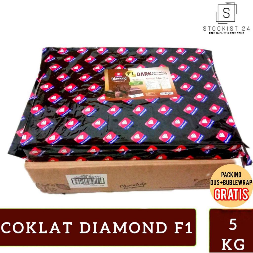 

Coklat batangan Diamond dark Chocolate Compound 5kg