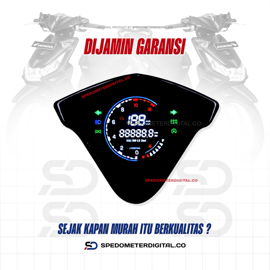 Spedometer Digital Beat Karbu / Speedometer Digital Honda Beat Karbu / Spidometer Digital Honda Beat