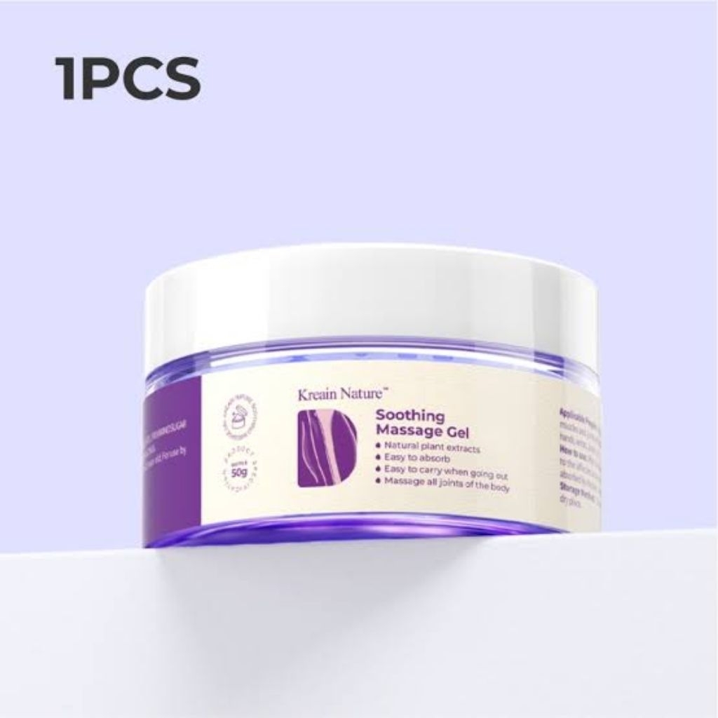 Kreain Nature Gel - Krein Nature Gel Herbal Pereda Nyeri Sendi BPOM Redakan Sakit Lutut & Kram Otot 