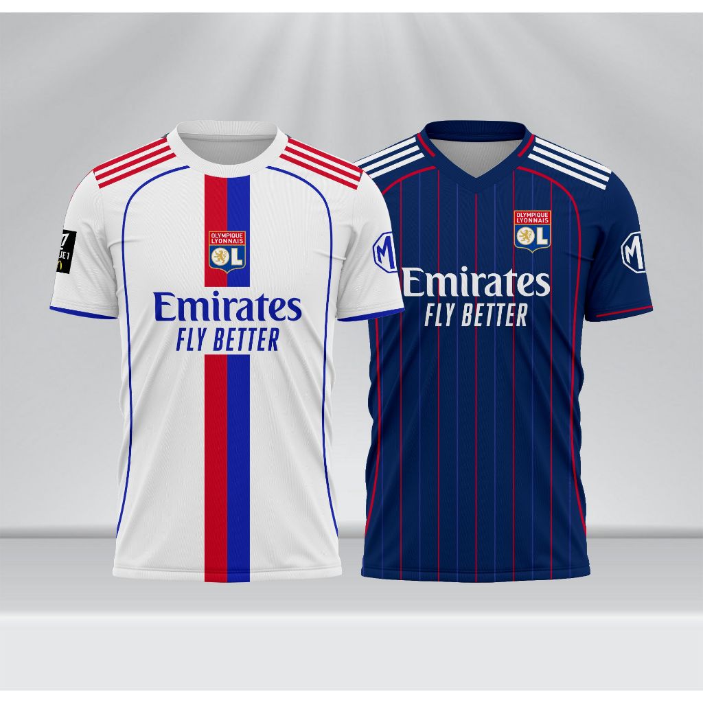 Jersey Lyon Home Away 2025 2026 Full Printing