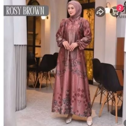 Gamis Dior Silk Premium Dress Kondangan Kekinian