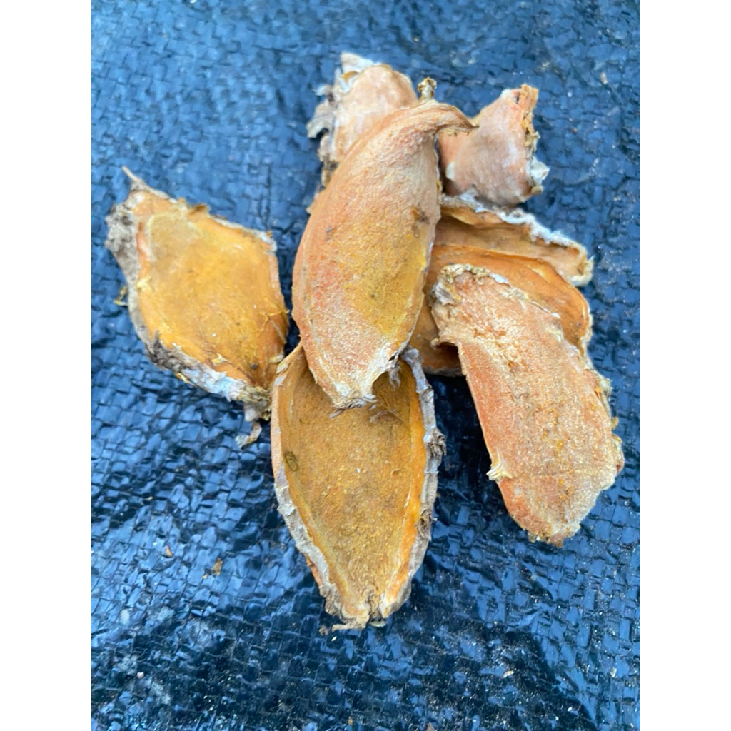 

Temulawak kering sudah di cuci bersih