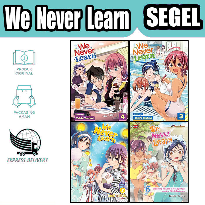 Komik WE NEVER LEARN Baru Original Segel