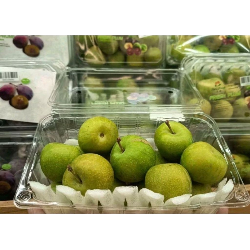 Buah plum green import RRC segar plum hijau import -+800gram