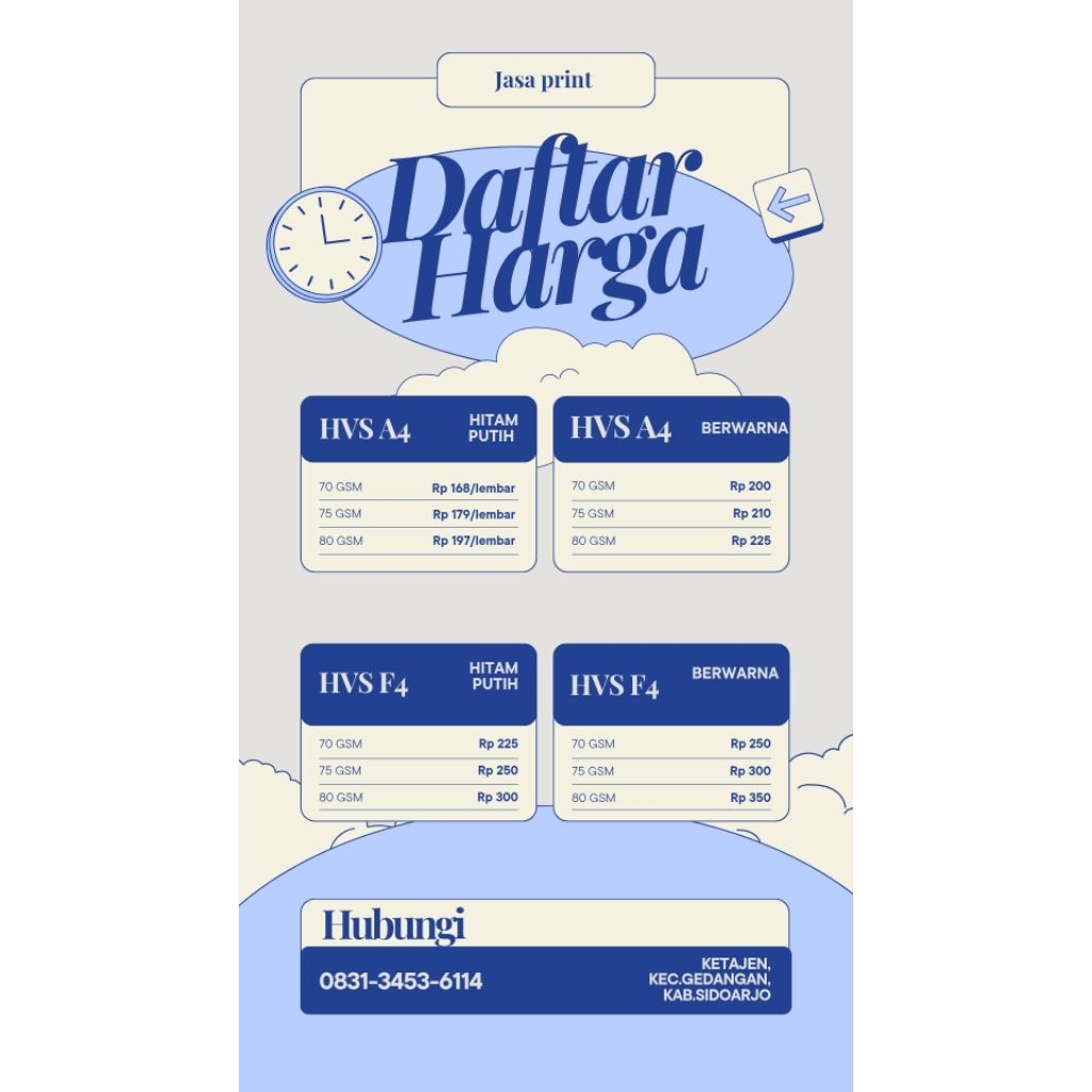 

jasa print HVS A4 F4