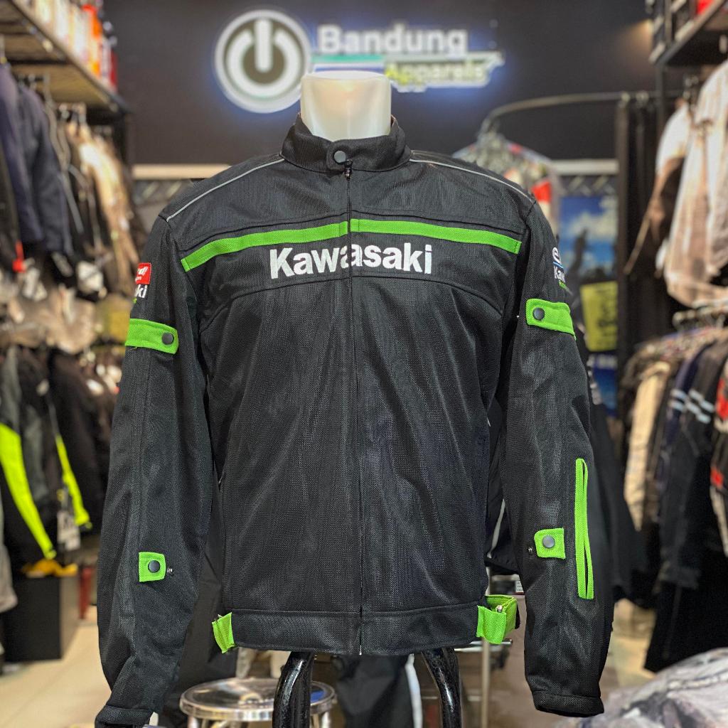 Jaket Motor Kawasaki Elf Racing Mesh Jacket touring Ninja Protector