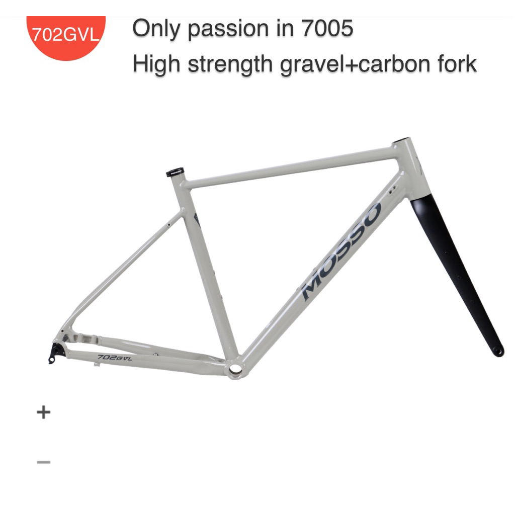 Frameset Sepeda Mosso Gravel 702 GVL New BNIB Original 100%