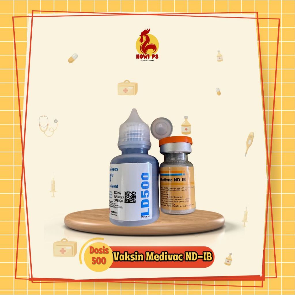 Vaksin Medivac ND-IB Dosis 500