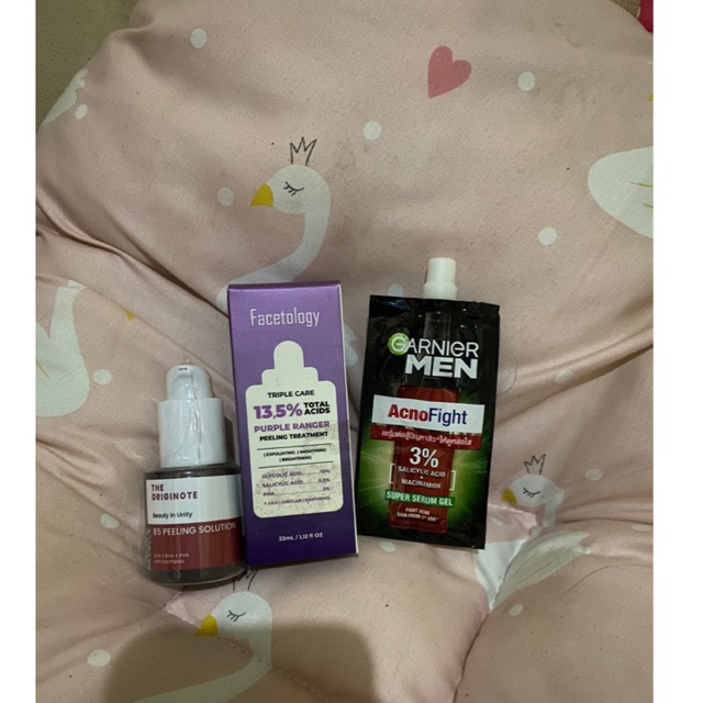 (NEW & SEALED) Peeling serum & Serum Garnier Men