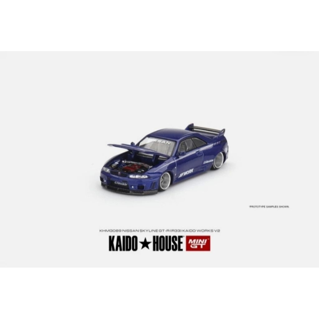 Diecast Mini GT Kaido KHMG089 Nissan Skyline GTR R33 Segel
