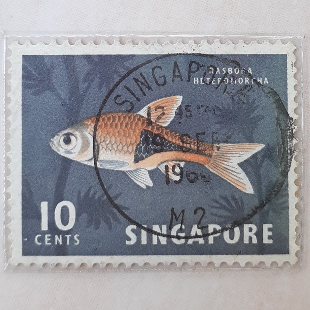 Perangko Singapura Fish Tahun 1962