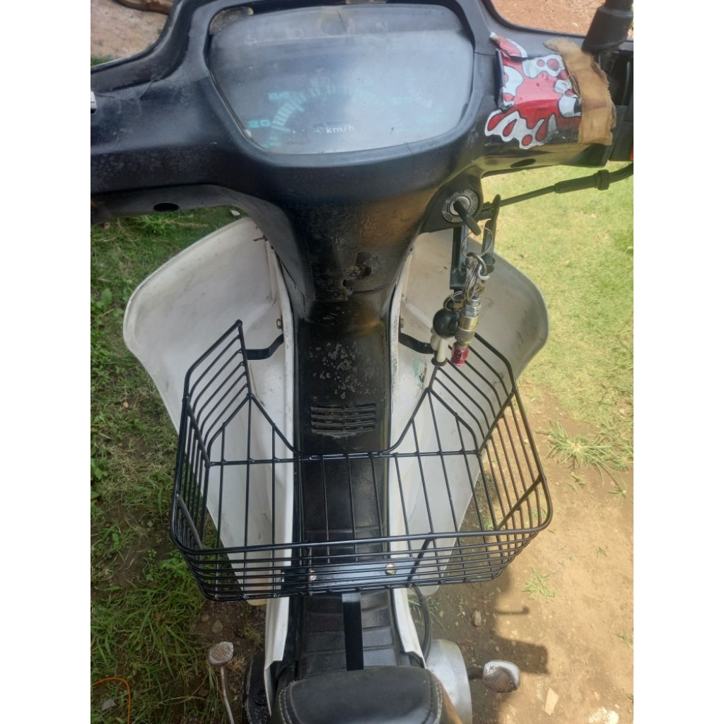 keranjang rak honda grand , keranjang keranjang tengah motor grand