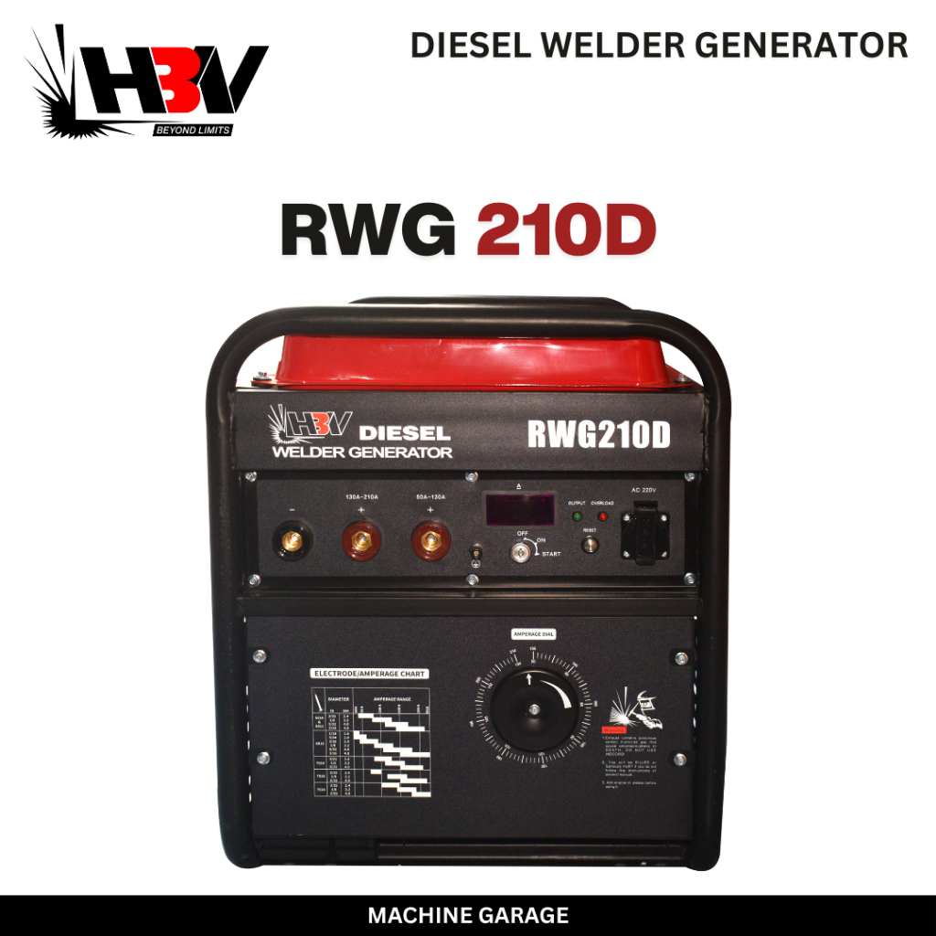 Welder Generator RWG210D Diesel Generator Las