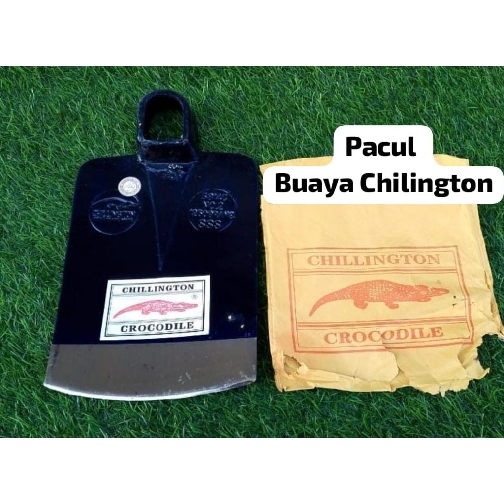Cangkul Pacul Cap Buaya Asli Baja Chilington Crocodile