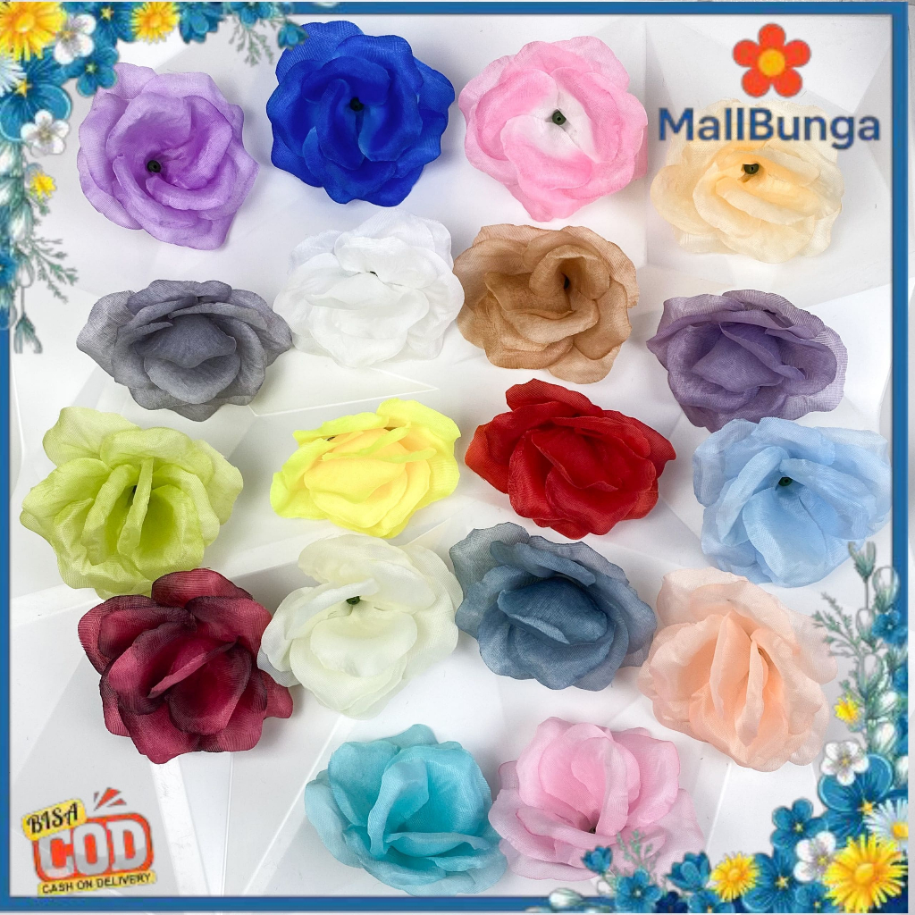 Kuntum Bunga Artificial Bunga Artificial/Bunga Plastik/Bunga Dekorasi/Dekorasi Pernikah