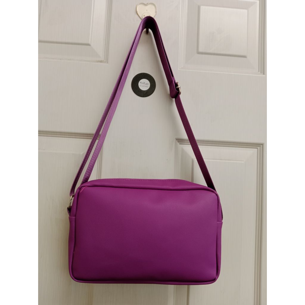 tas selempang import warna ungu