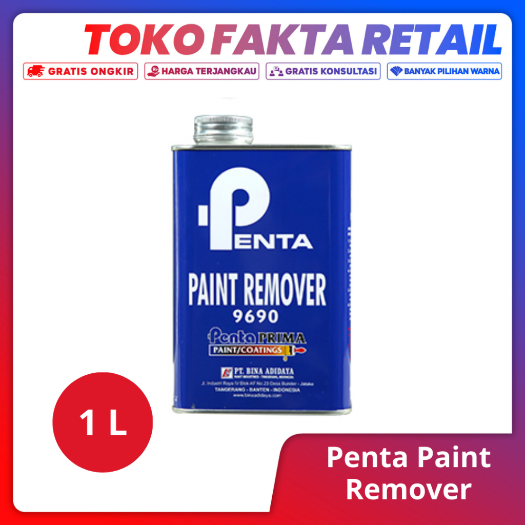 Penta Paint Remover 9690 Penta Prima 1 L Penghapus Cat Minyak dan Cat Duco