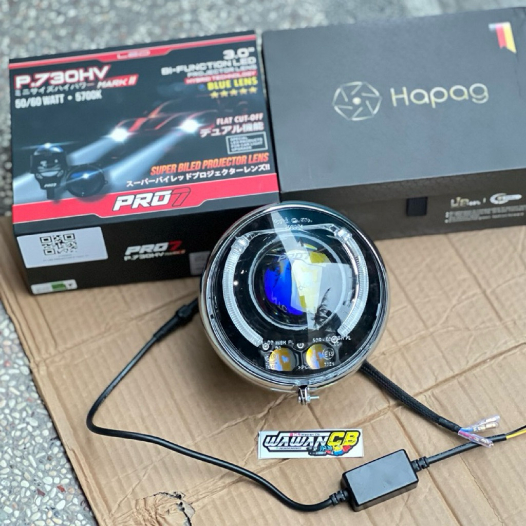BATOK CB 125 SET BILED PRO7 P730HV P730RV MINILASER HAPAG