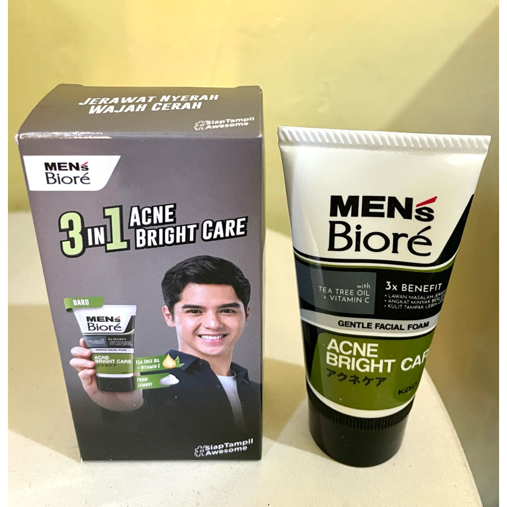 Mens Biore Sabun Cuci Muka Pria 20gr