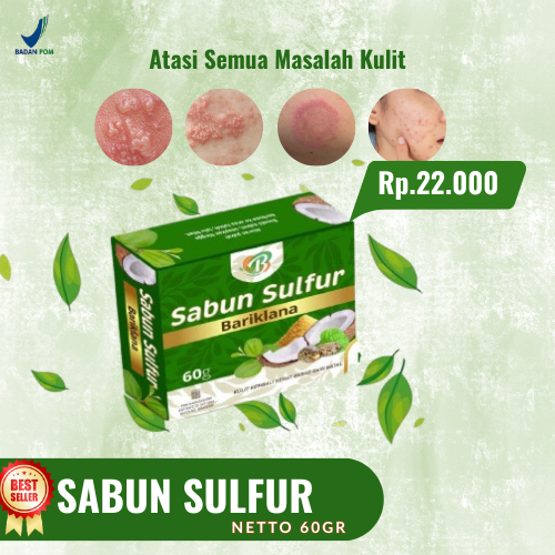 Sabun Kurap, Sabun Gatal Paling Ampuh, Sabun Gatal Selangkangan, Sabun Eksim Kering Paling Ampuh 60g