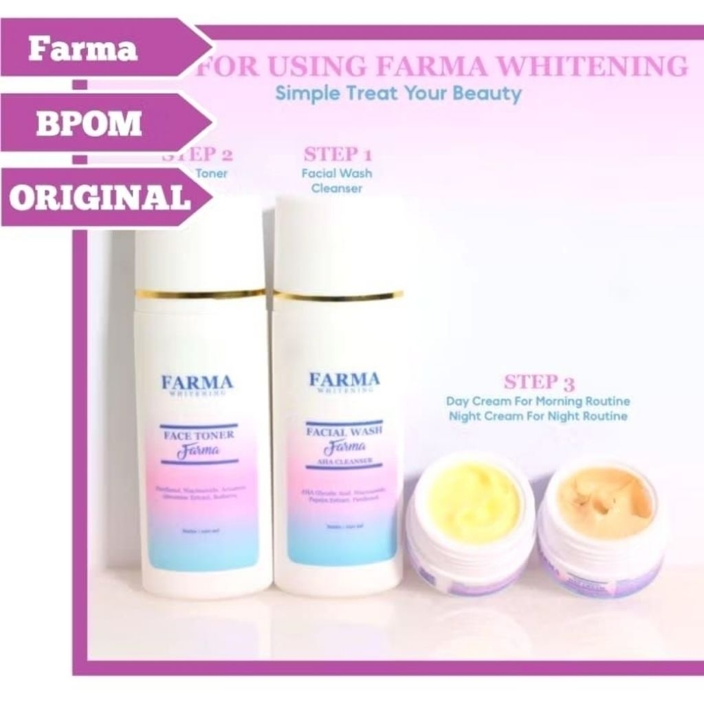 ✨ER✨FARMA SKINCARE B'POM ISI 4 ORIGINAL 100% LANGSUNG KIRIM