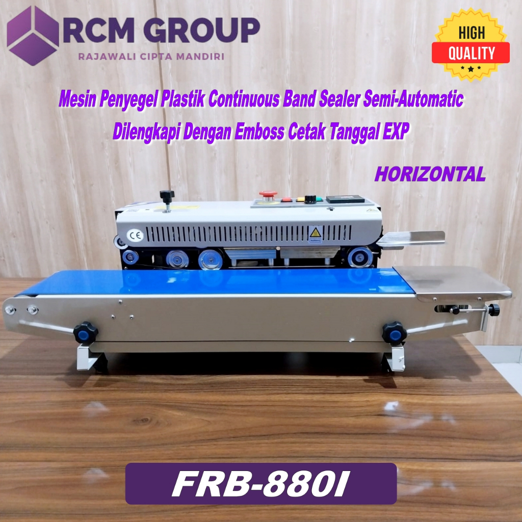 FRB-880 Continuous Sealer Mesin press segel plastik FRB-880I Horizontal