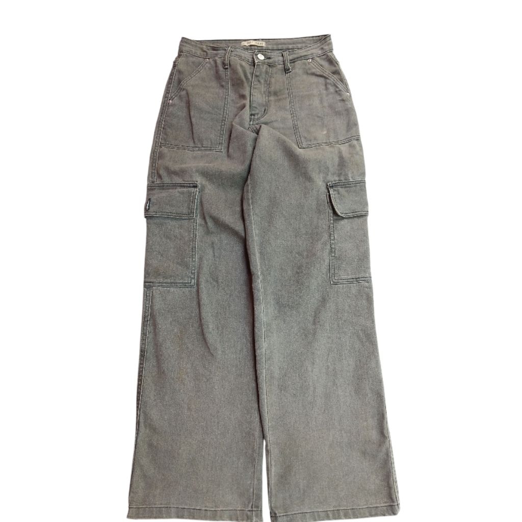 LONGPANTS CARGO JEANS Y2K CKEY JEANS