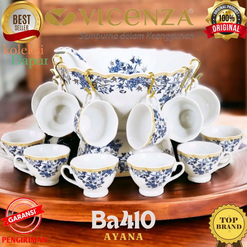 Bowl Set Ayana Ba410 Vicenza, set Mangkuk Ayana berfungsi sebagai wadah minuman tempat saji es buah,