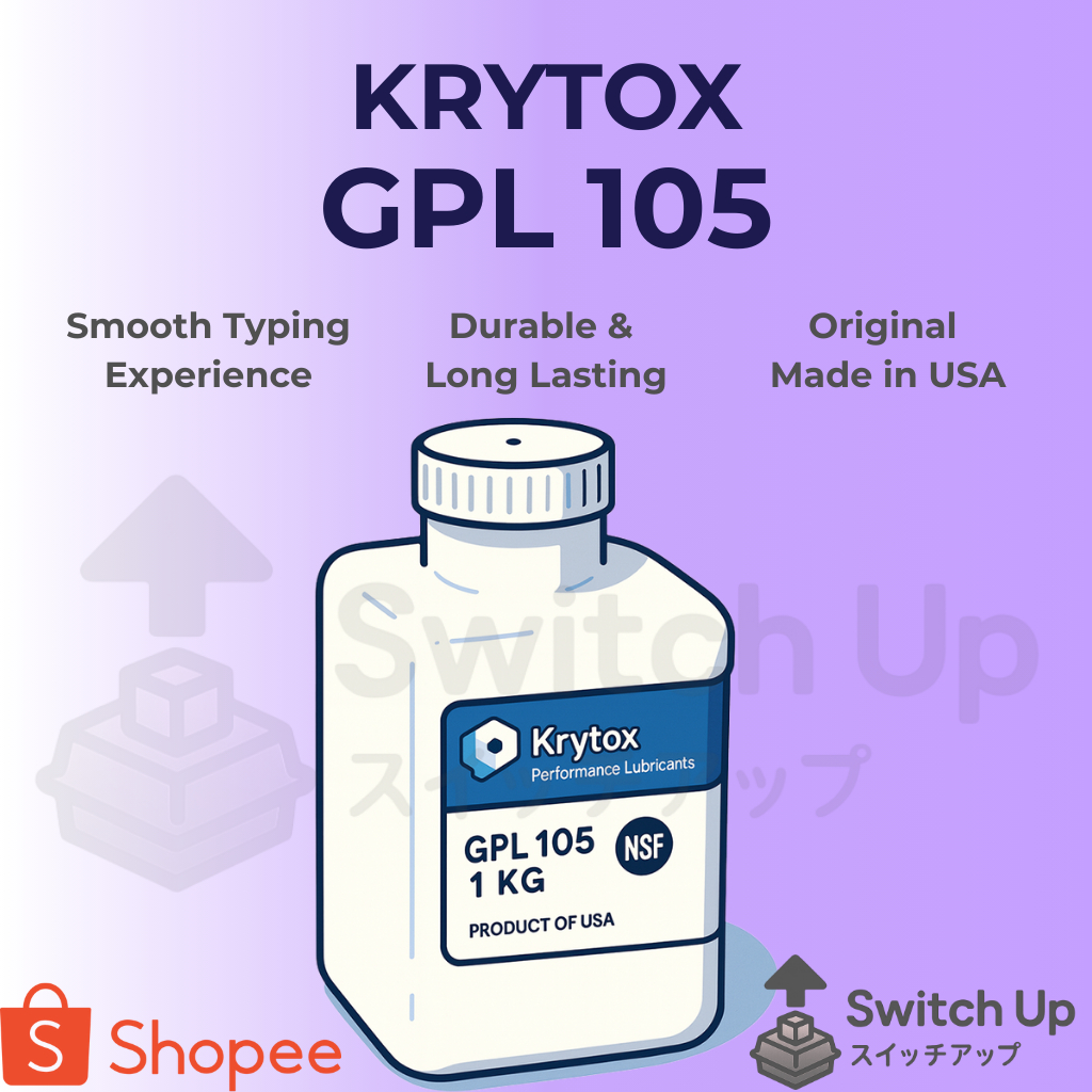KRYTOX GPL 105 - KRYTOX 105 - LUBE - GPL 105 - 1g - SWITCH LUBE - MECHANICAL KEYBOARD