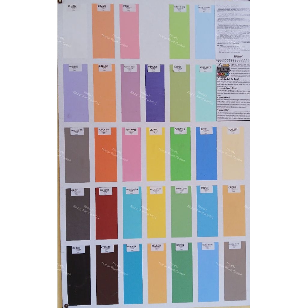 Cat akrilik kualitas Pro 5kg, Cat kiloan, Cat ekonomis & efisien, cat murah gak murahan