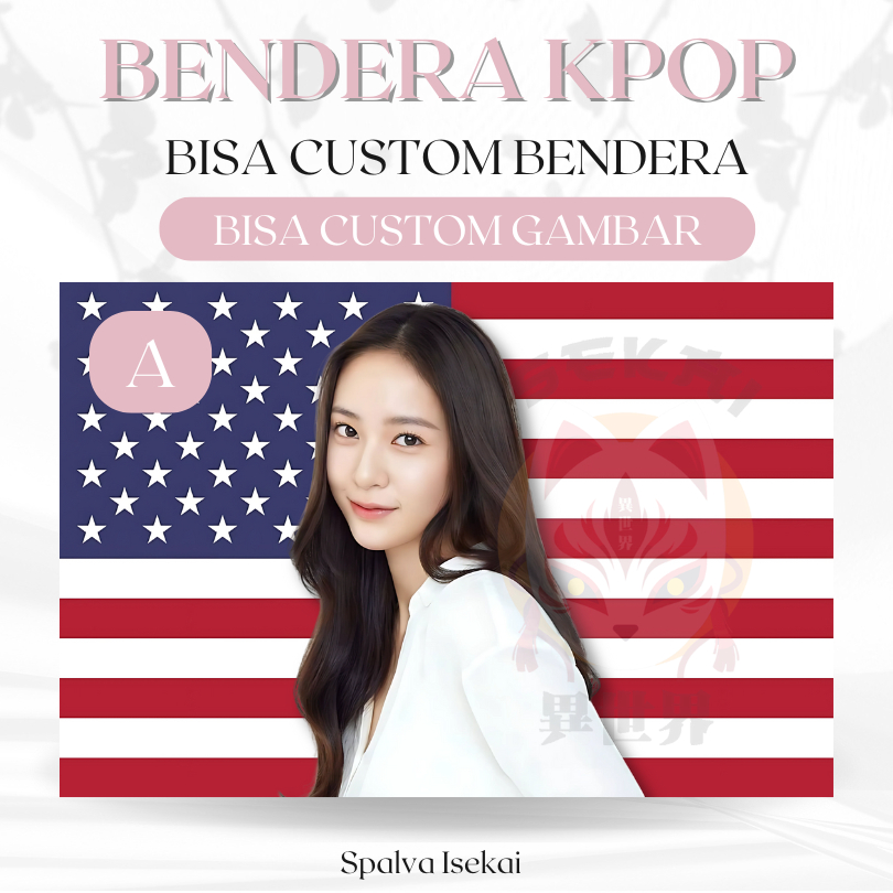 Bendera AMERIKA KPOP KRYSTAL FX F(X) / POSTER KPOP / BENDERA KPOP Jung SooJung / KPOP Tapestry / Tap
