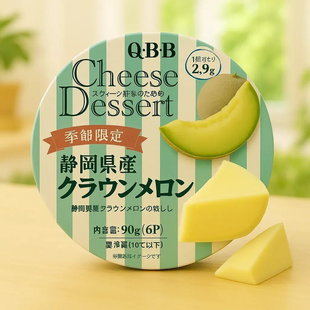 

Cheese Dessert QBB Crown Melon Limited Edition Cheesecake