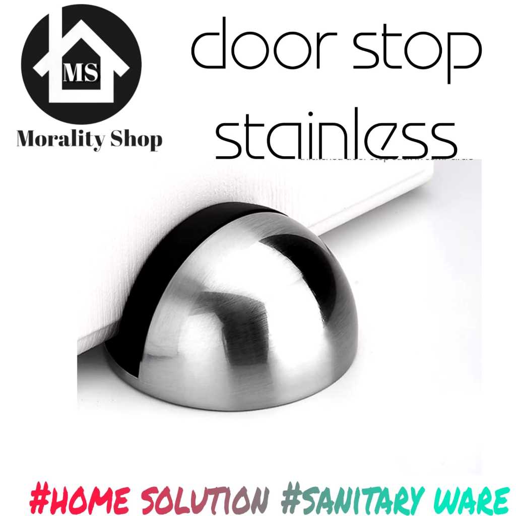 door stop stainless onassis 09 / penahan pintu kaca doorstop keong A48