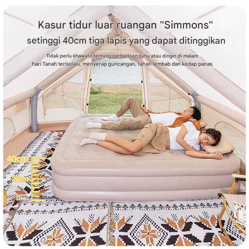 Kasur Angin Kasur Matras Tidur Angin Kasur Tidur Indoor Outdor Kasur Santai Bludru