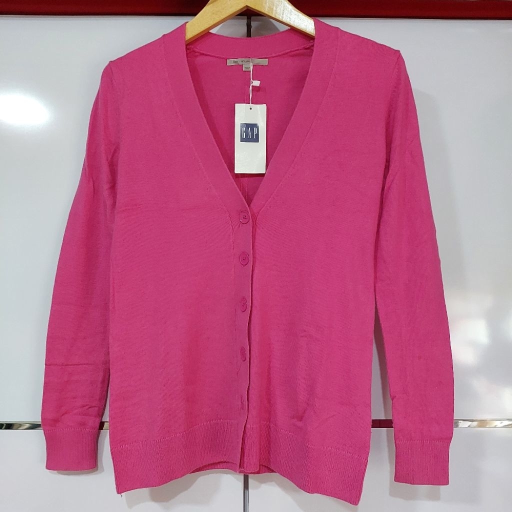 <<FASHION BRENDED UNDER 100K>> Cardigan GAP Pink Fanta / Women Outer / Luaran Wanita Cardi Fashionab