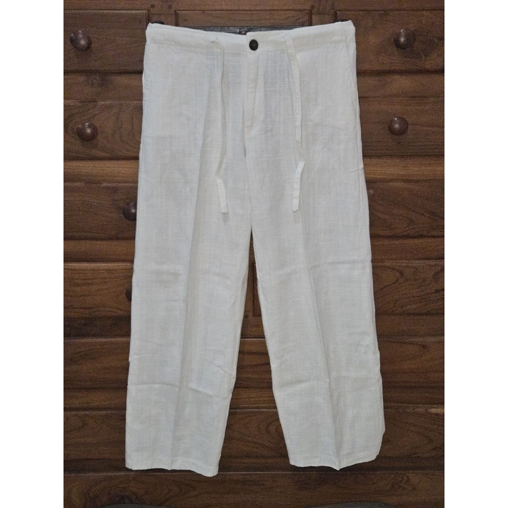 Preloved Celana Kulot Linen Putih