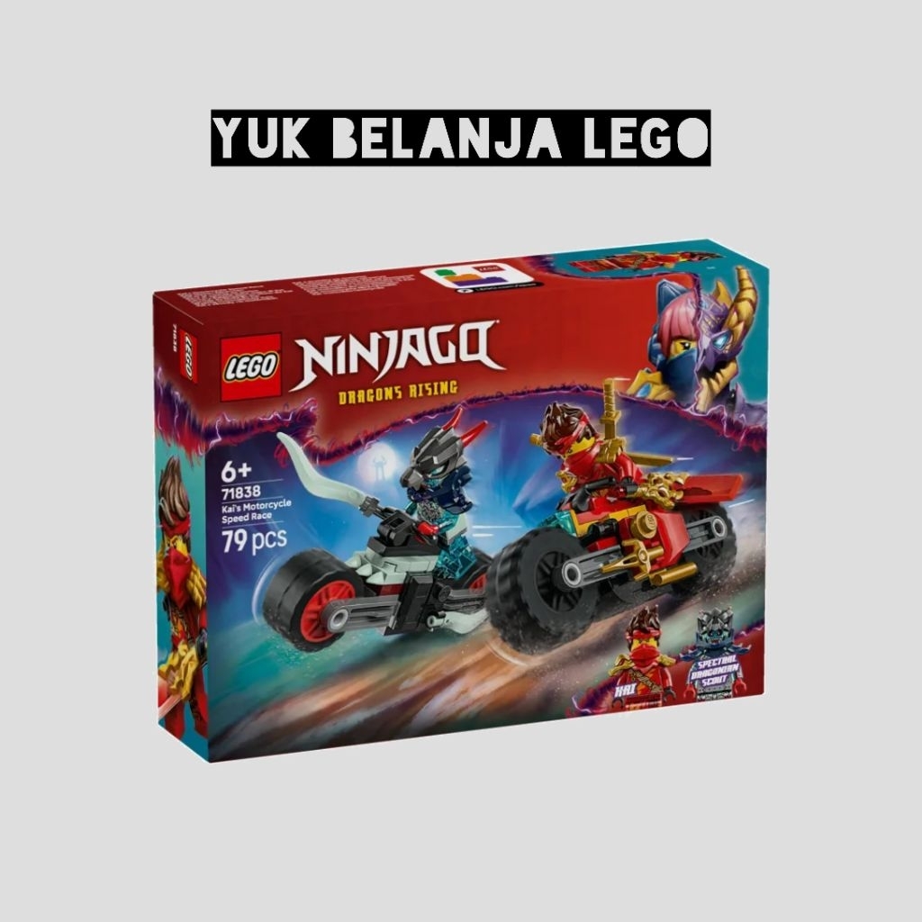 LEGO Ninjago 71838 Kai's Motorcycle Speed Race (79 Pieces)