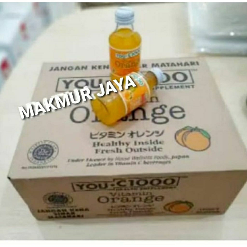 YOU C 1000 ORANGE 140ml / Vitamin C / YOU C - 1000 (Botol Kaca)