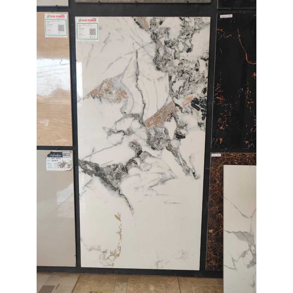GRANIT GLAZE POLISH 60X120 SUN POWER LUMINOS WHITE