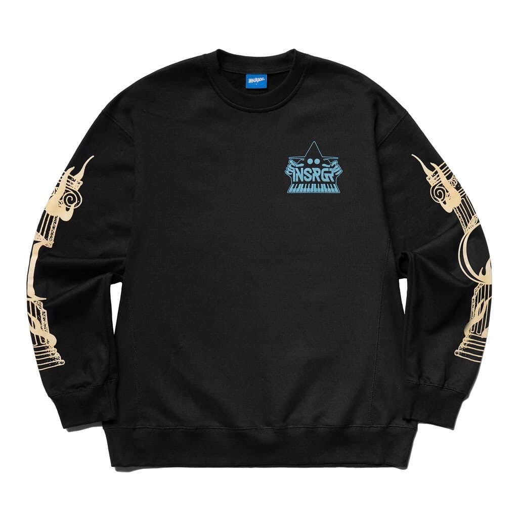 INSURGENT CLUB - INSURGENT MONTAGE CREWNECK BLACK