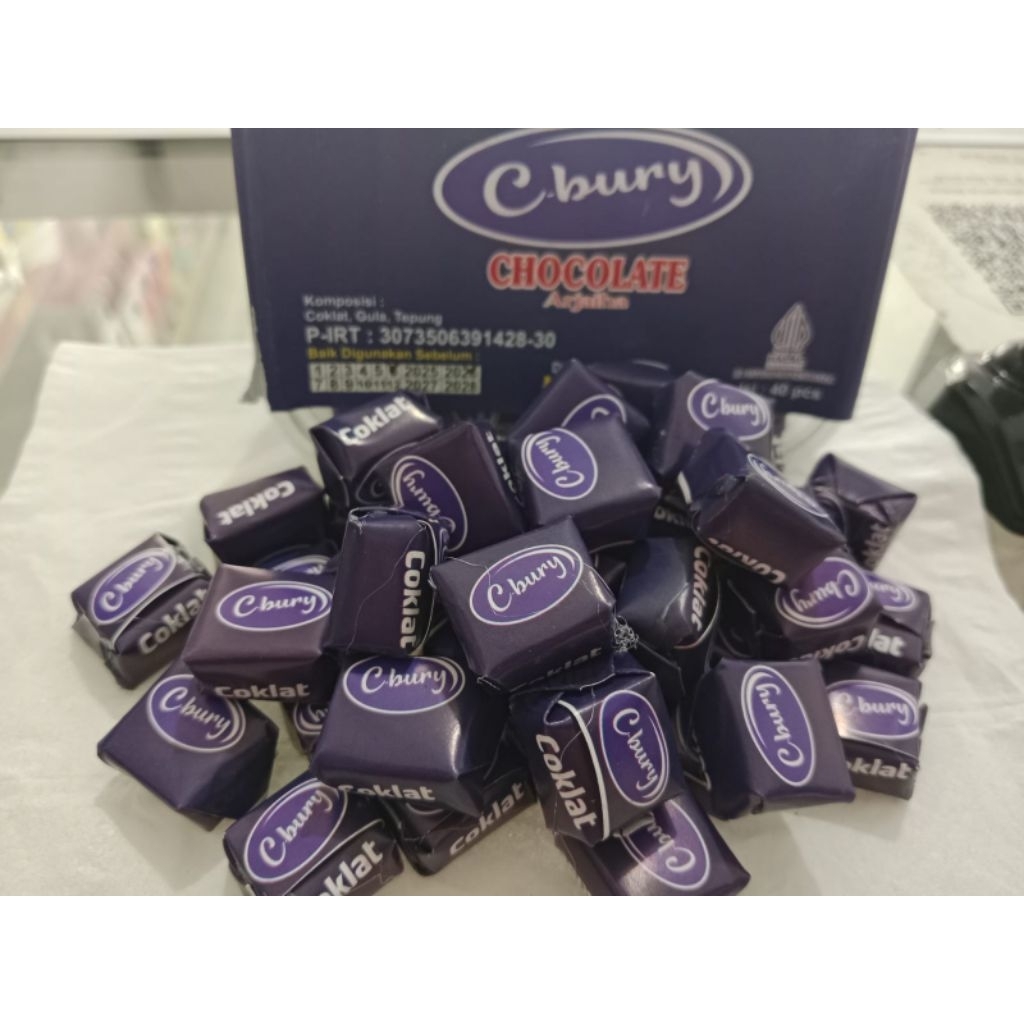 

Cokelat cube c-burry isi 40 pcs