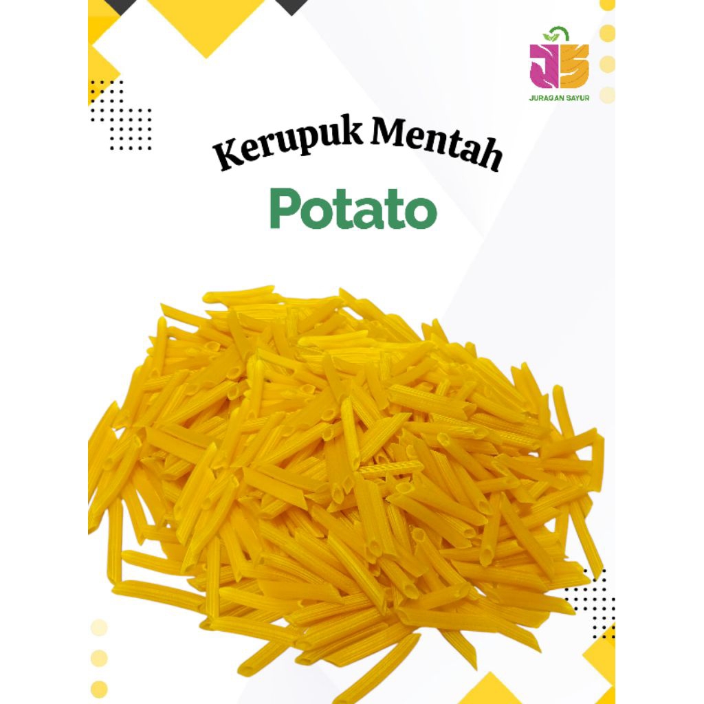 

Kerupuk Mentah POTATO Kerupuk potato 250grm