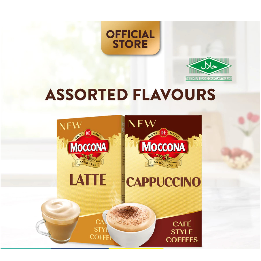 

MOCCONA Specialty Instant 3in1 Coffee Latte Cappuccino 10 Sticks