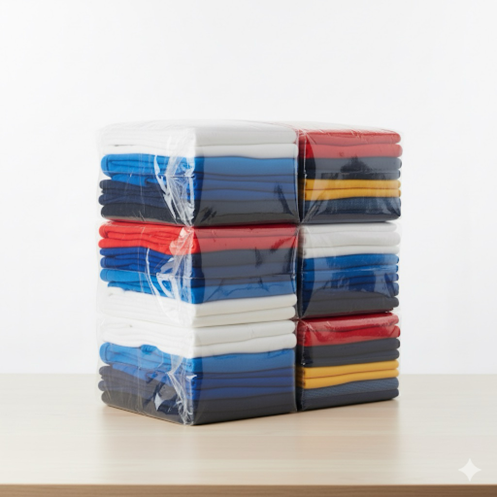 Plastik Packing Laundry PP Bening 1 pack | Plastik PP Laundry | Plastik Packing Baju Laundry Bening