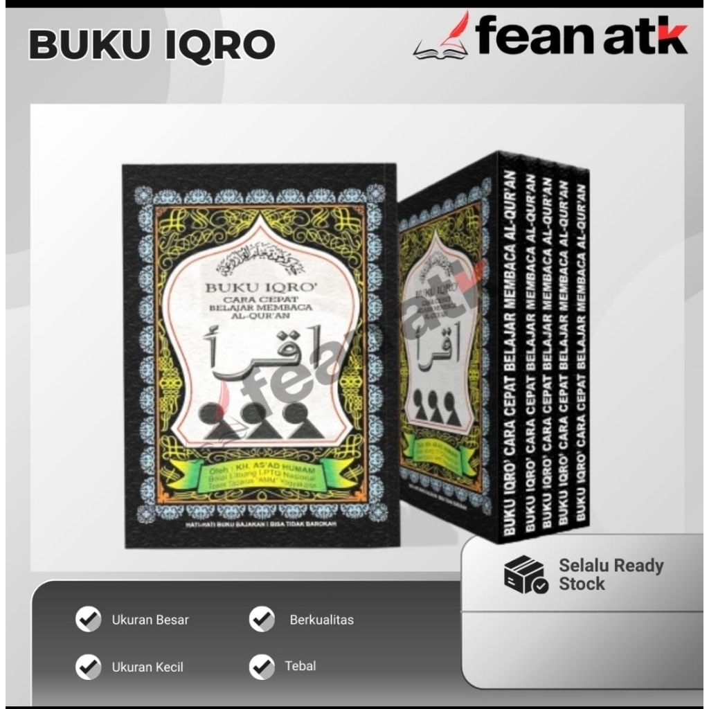 Buku Iqro’ 1–6 (Lengkap)