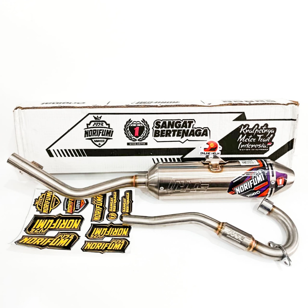 KNALPOT NORIFUMI TORC SS STANDAR CRF 150