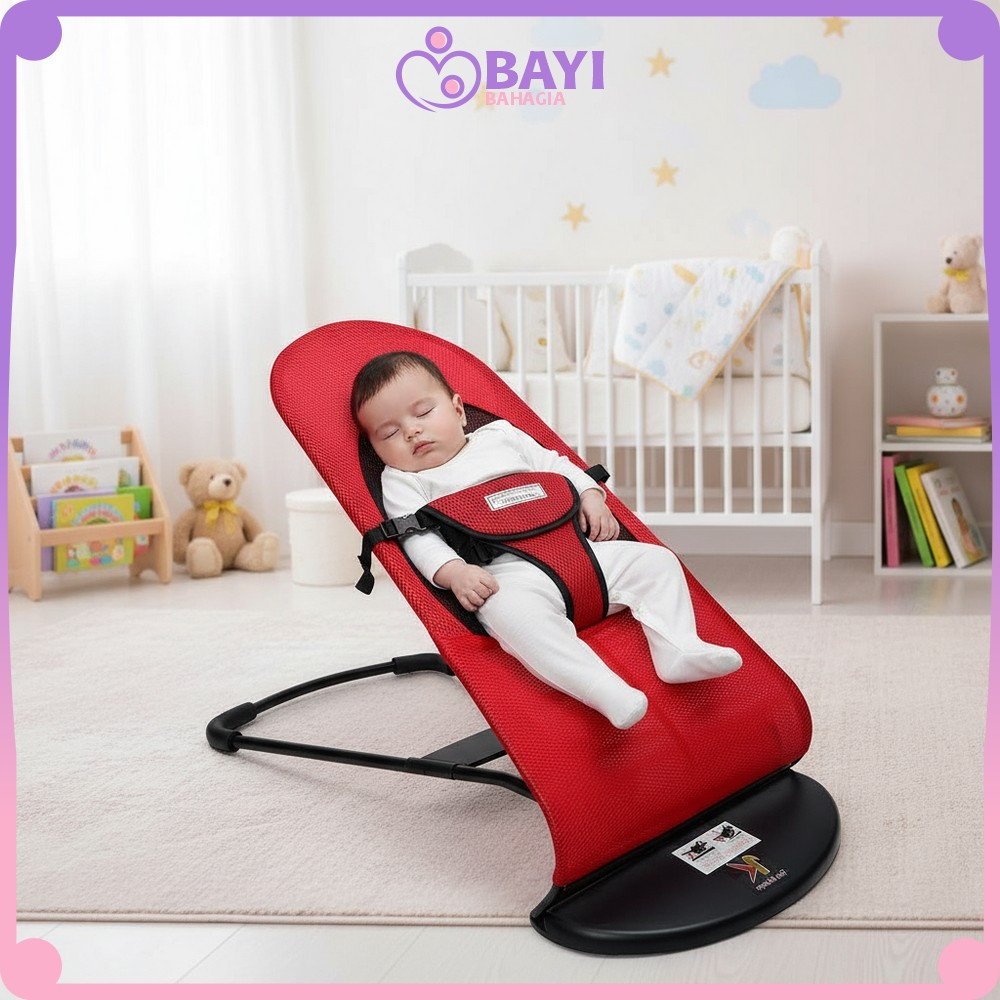 Ayunan Bayi Portable / Bouncer Bayi Tanpa Baterai / Infant Seat Tempat Tidur Bayi Goyang / Kursi Goy