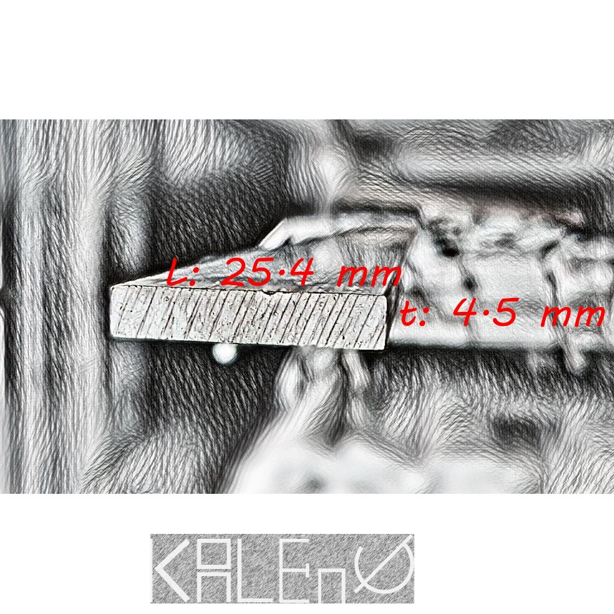 Plat Strip Aluminium (1") 25.4 x 4.5 mm